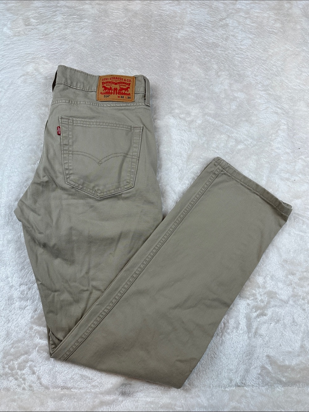 Levi's Size 32 Men’s Straight Jeans in Light Khaki | Casual | Everyday